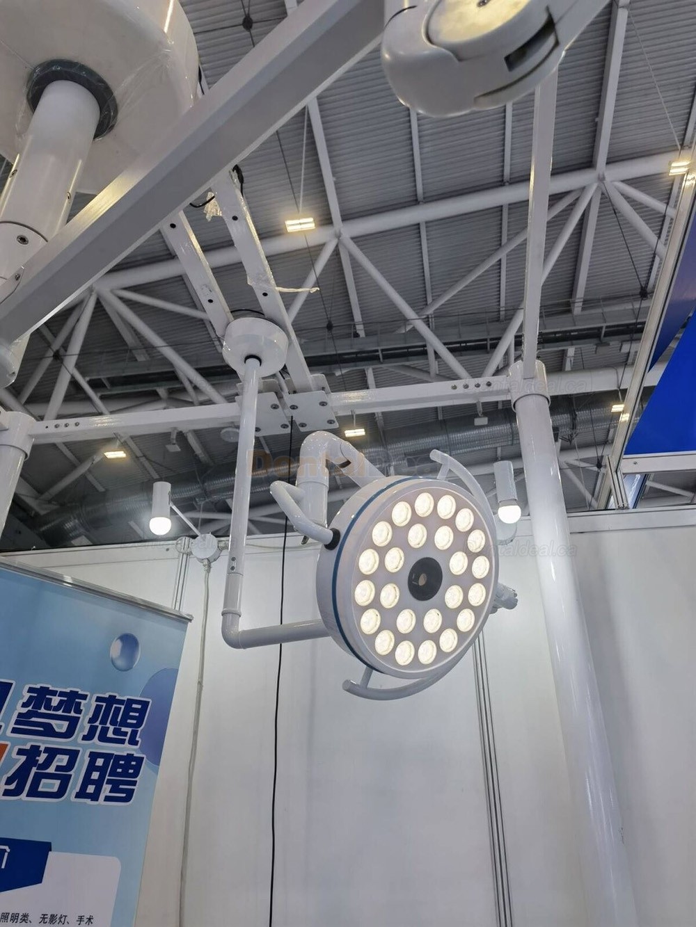 72W Ceiling Mounted Dental LED Light 24 Cold Light Shadowless Operating Lamp